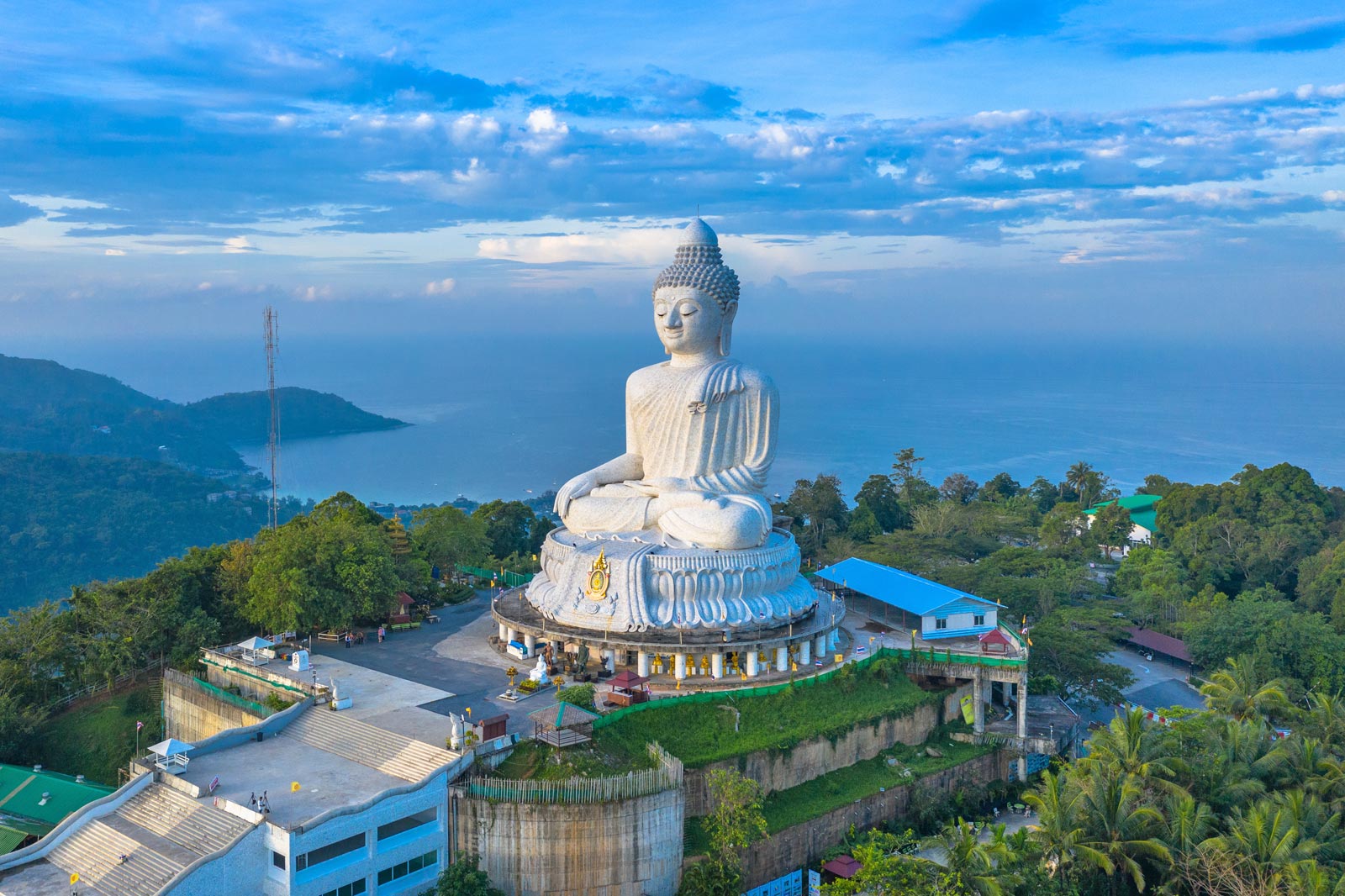 Krabi Hotel To Phuket-Enroute phuket city tour with Tiger Kingdom( medium tiger) +Big Buddha Visit