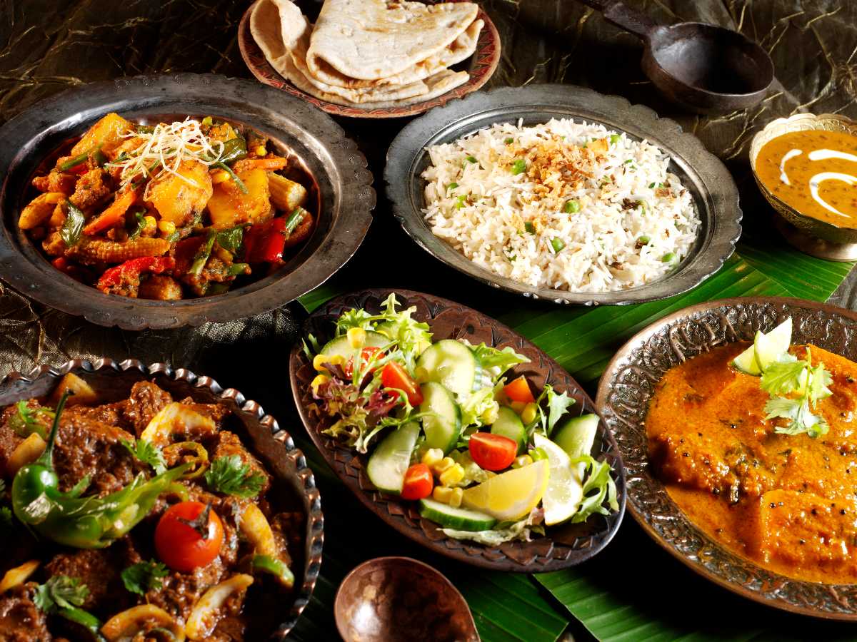 Lunch At Local Indian Restaurant